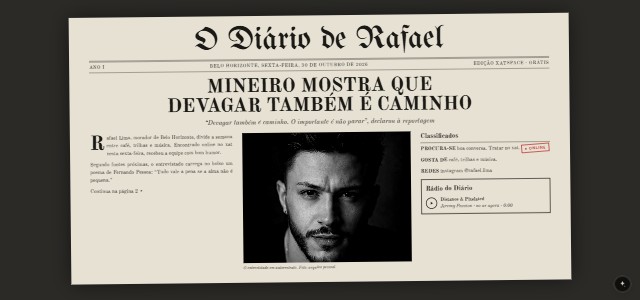 Xatspace Jornal, modelo 07 da categoria Editoriais